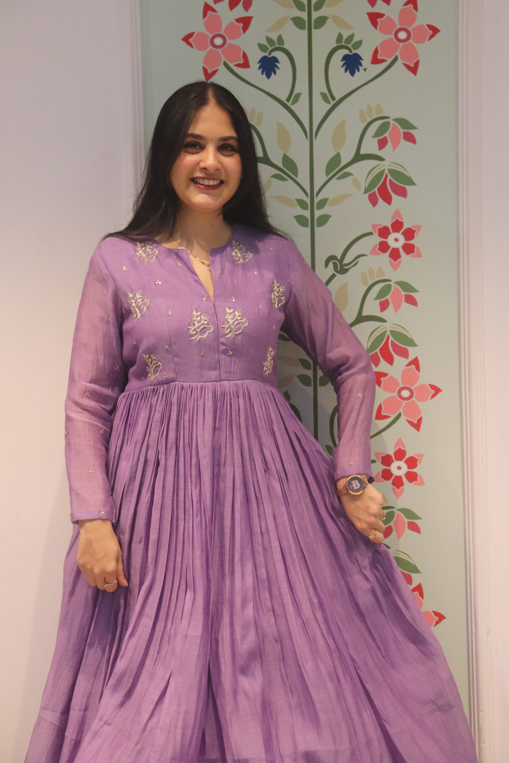 Varnika chanderi dress