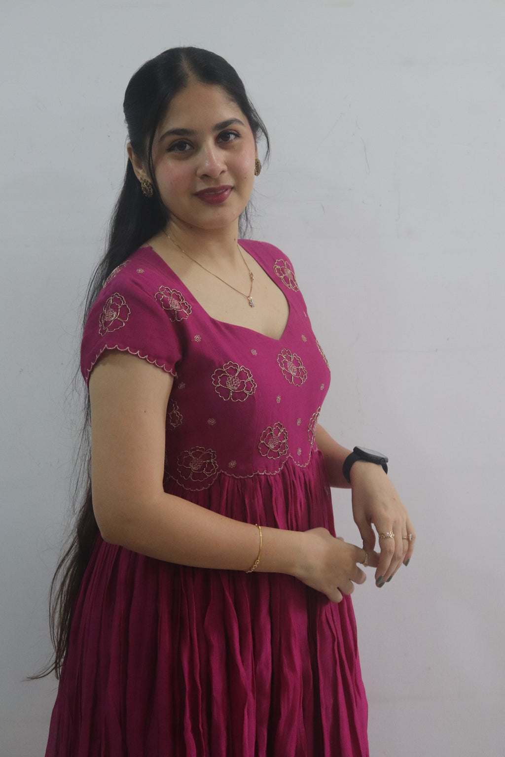 Siri chanderi dress