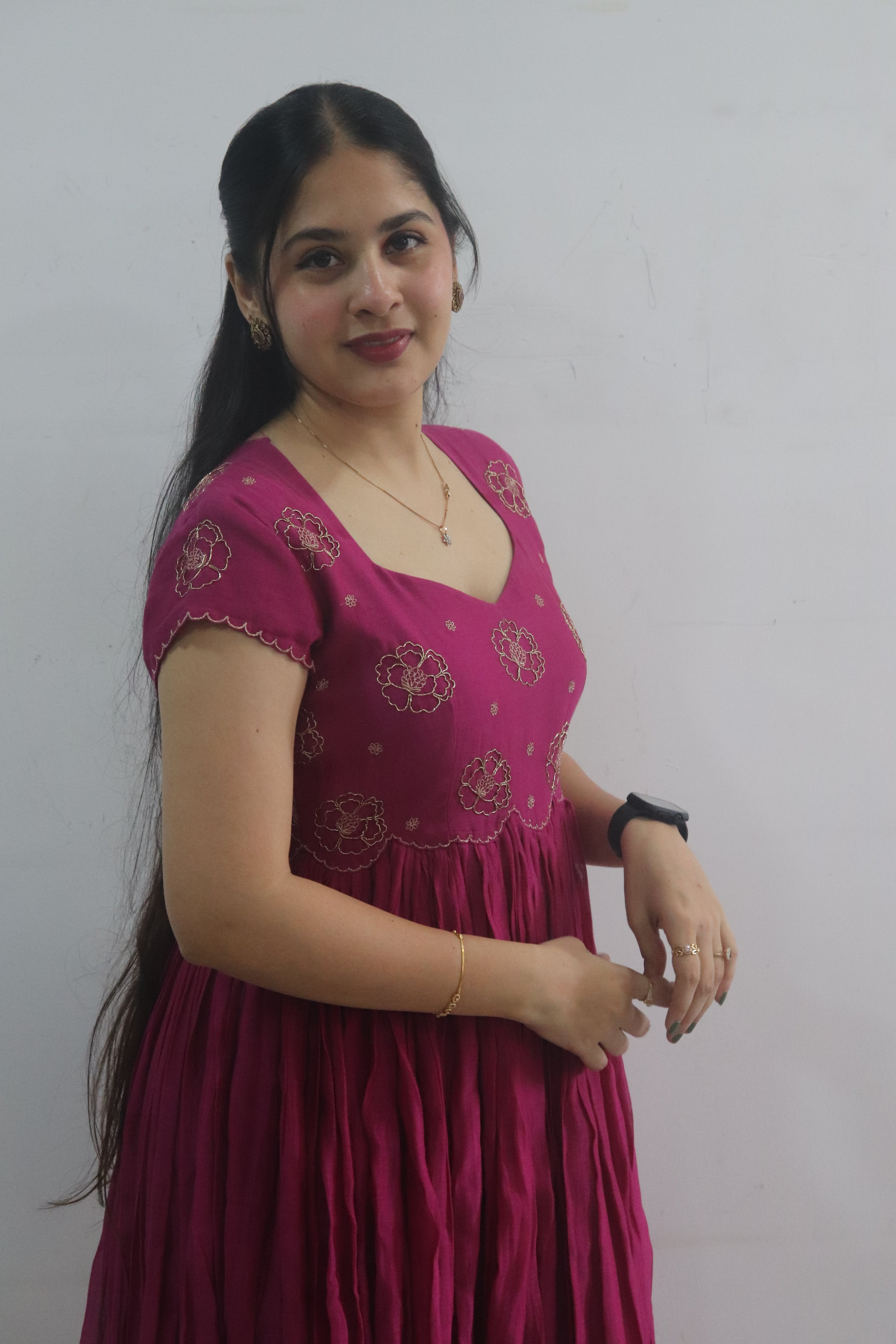 Siri chanderi dress