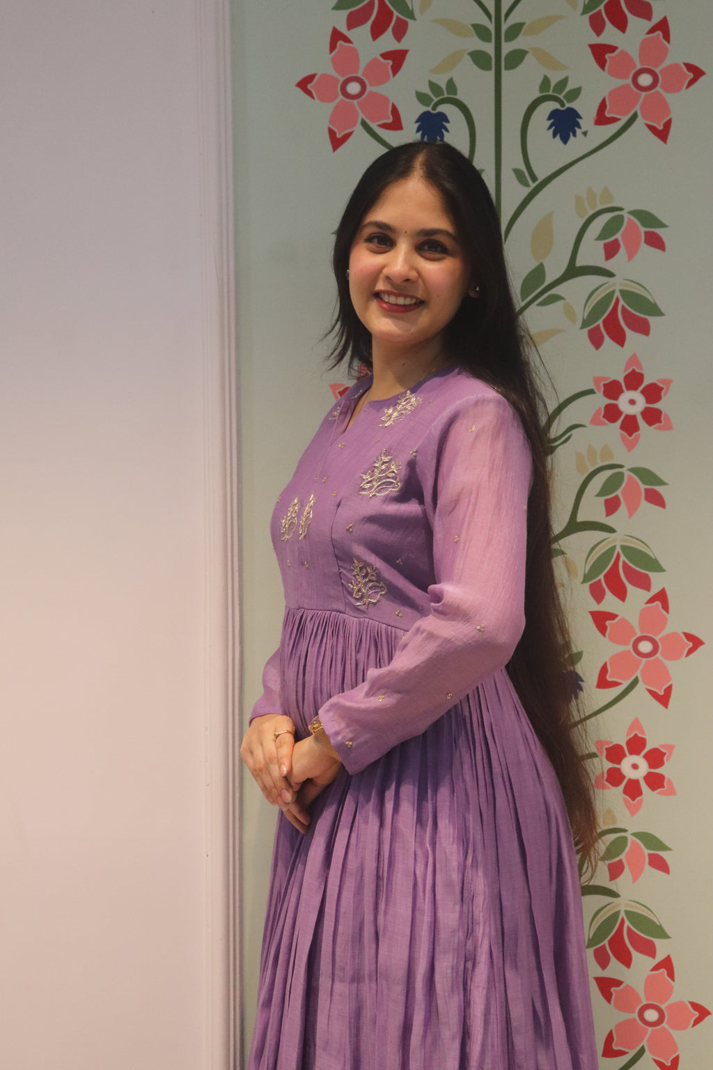 Varnika chanderi dress