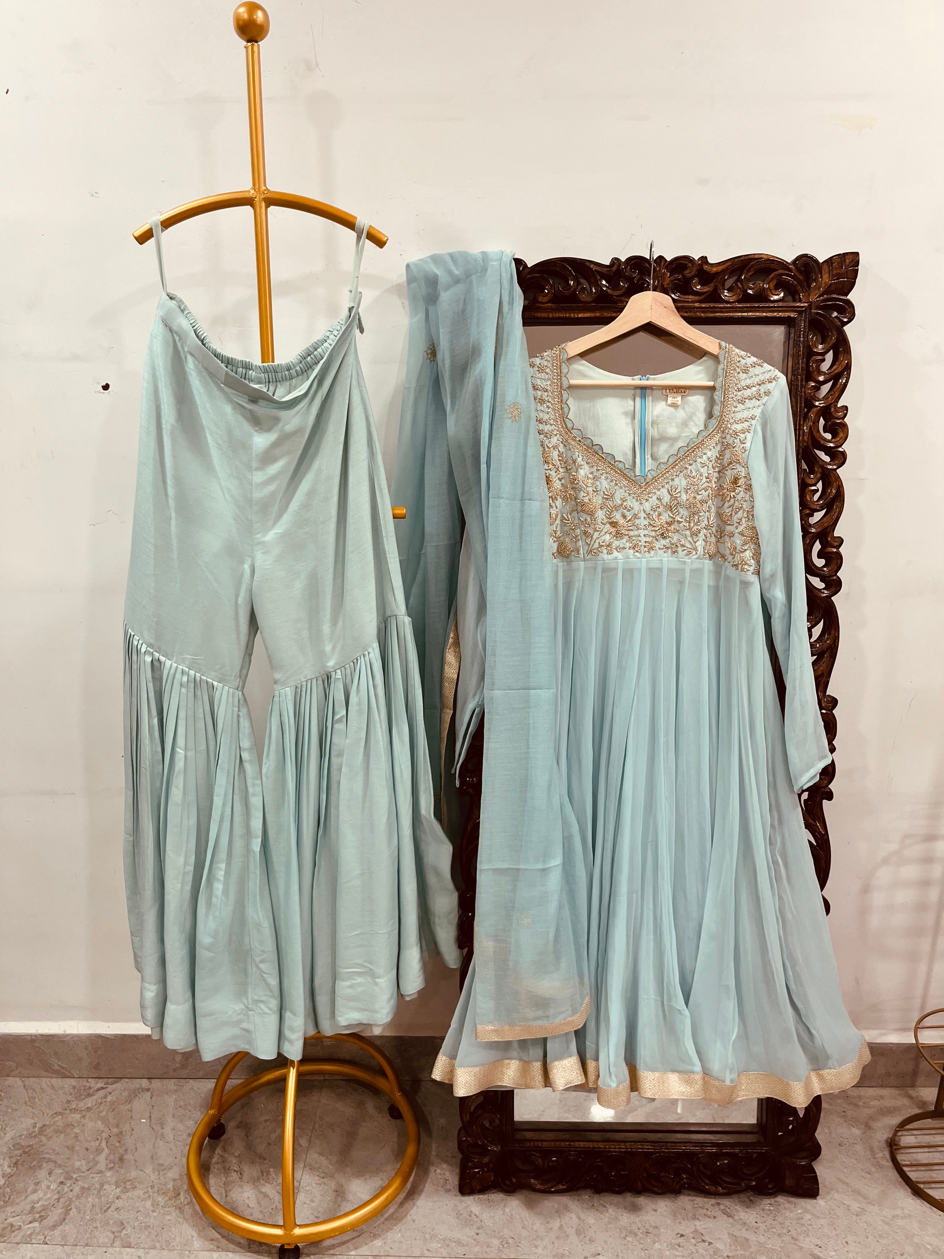 Sathi chiffon sharara set