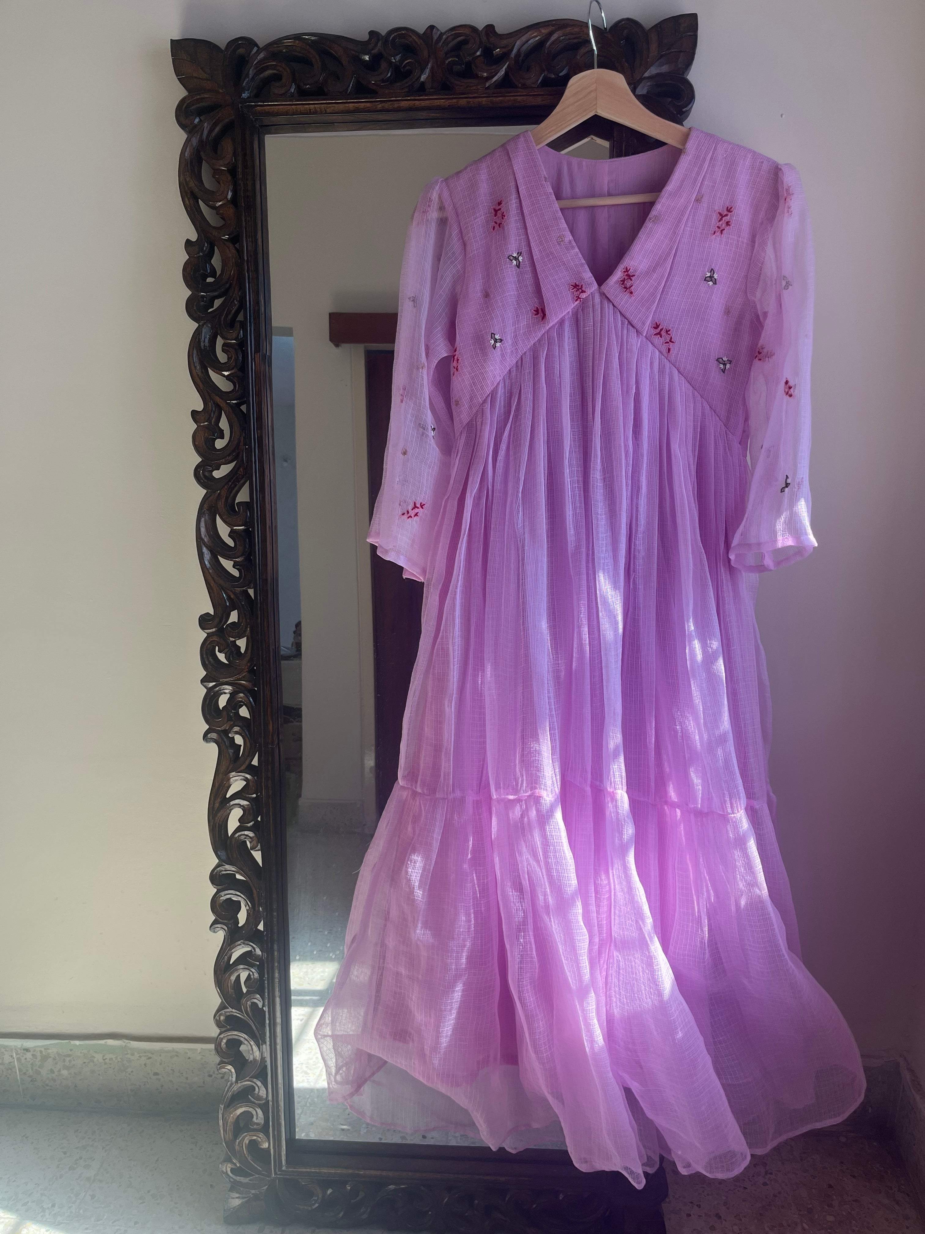 Lilac whisper dress