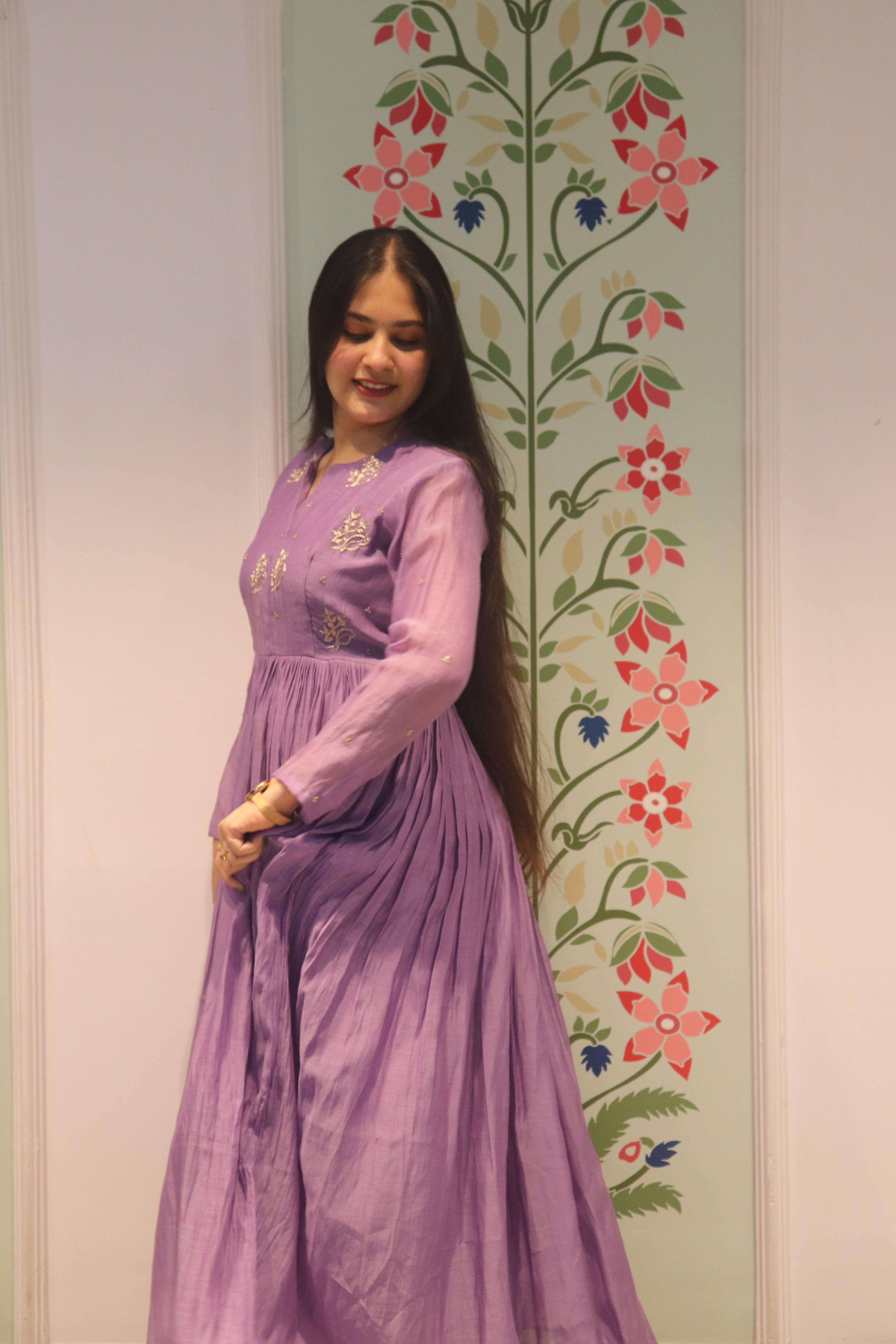 Varnika chanderi dress