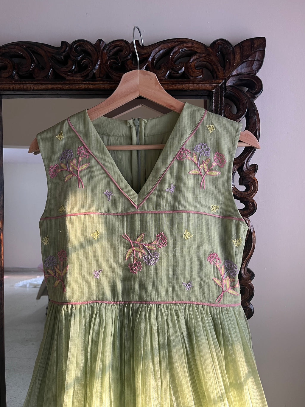 Sage Bloom Kota Dress