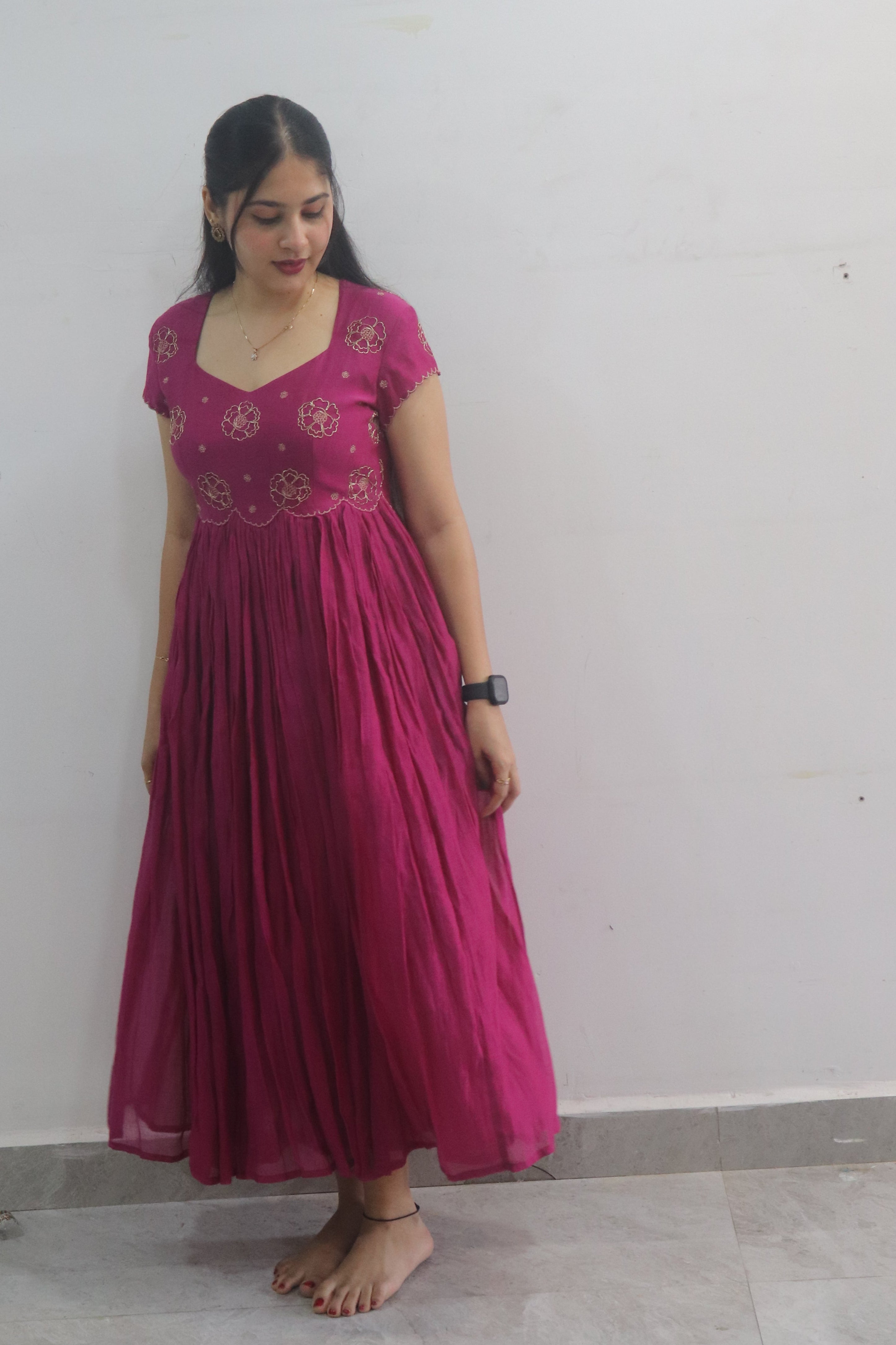 Siri chanderi dress