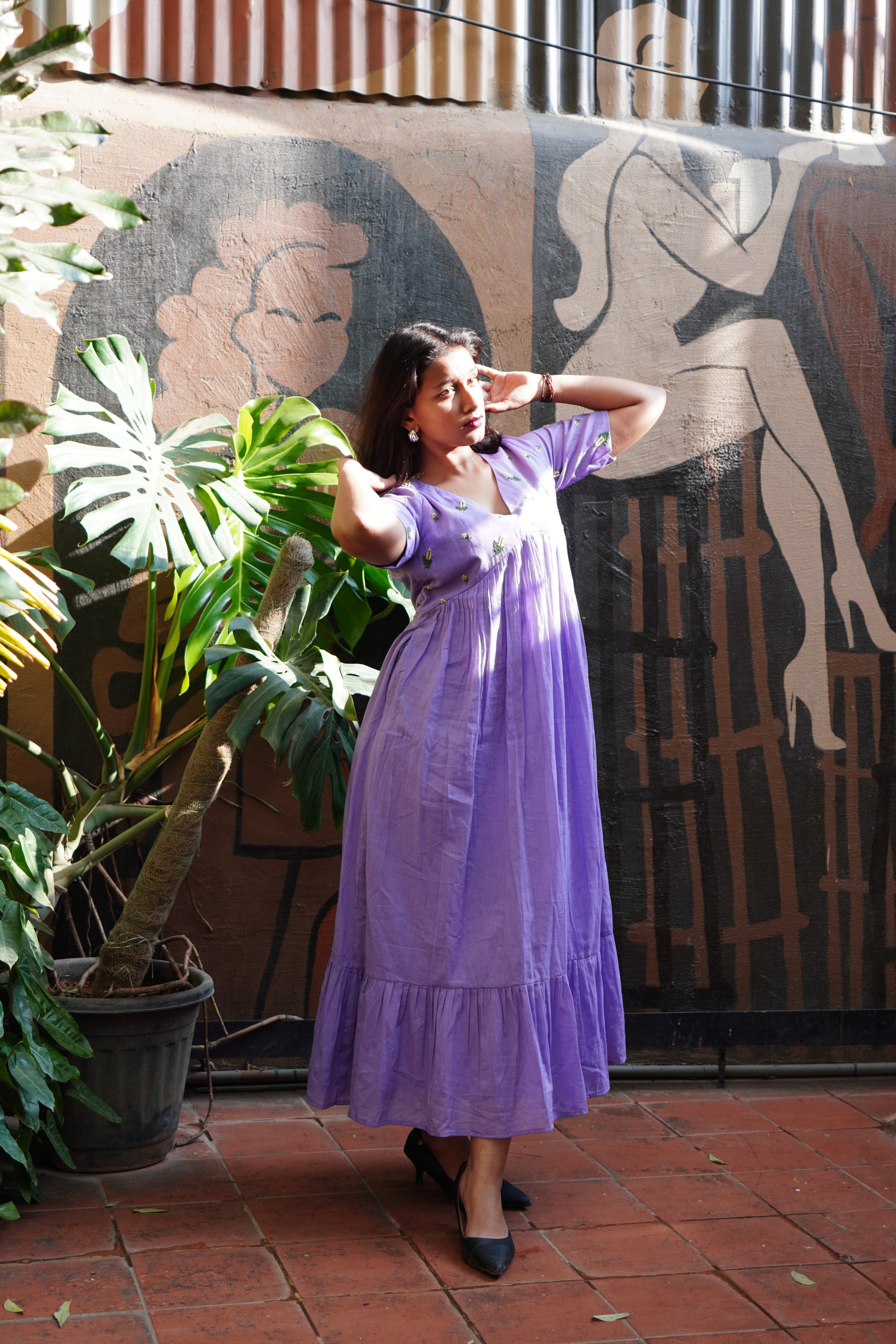 Lilac Lavender Dress