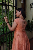 Aarvi Peach Dress