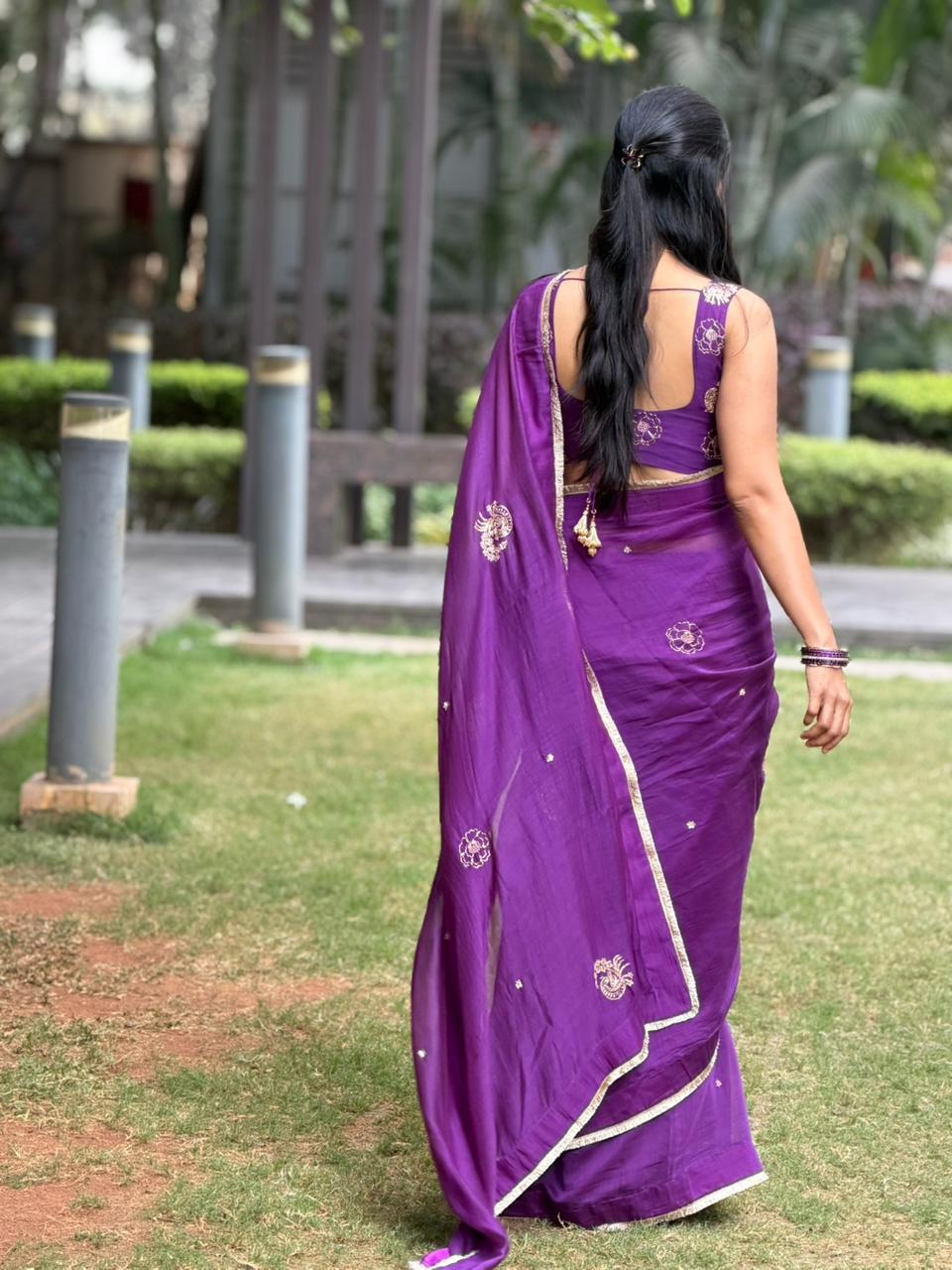 Mayuri chanderi saree
