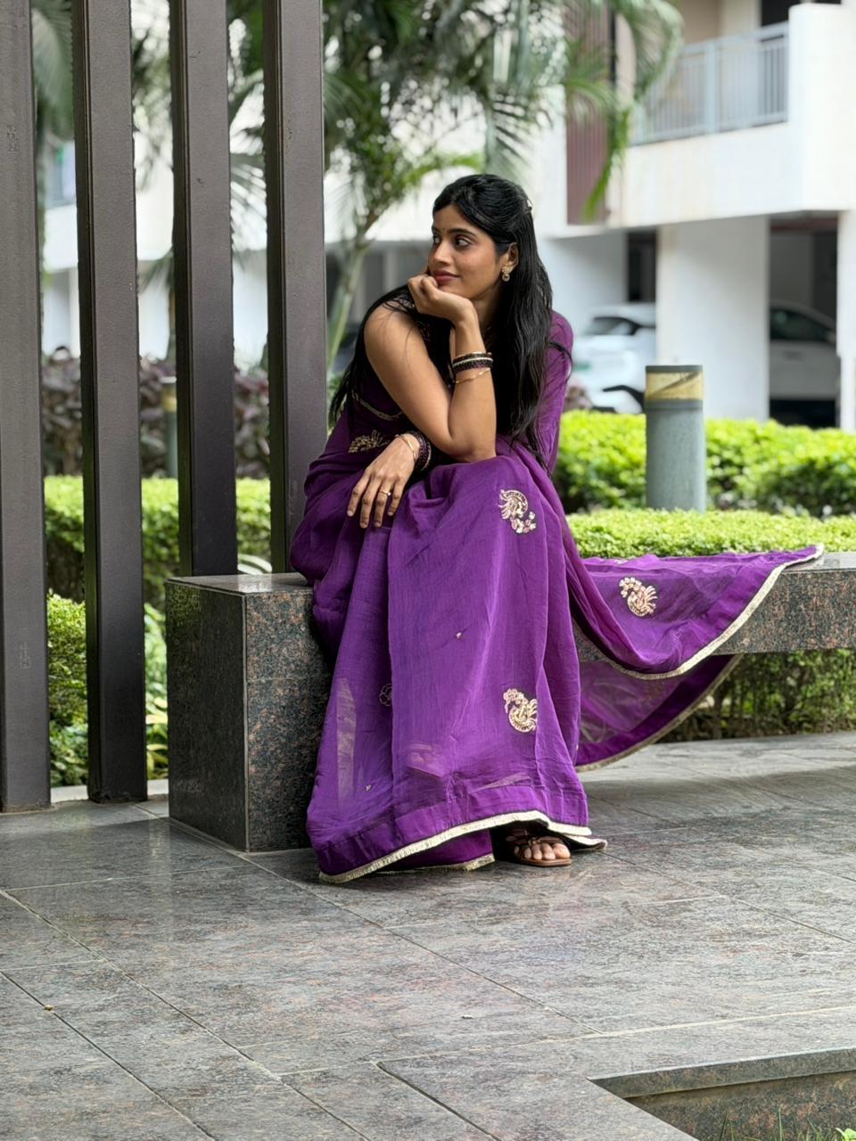 Mayuri chanderi saree