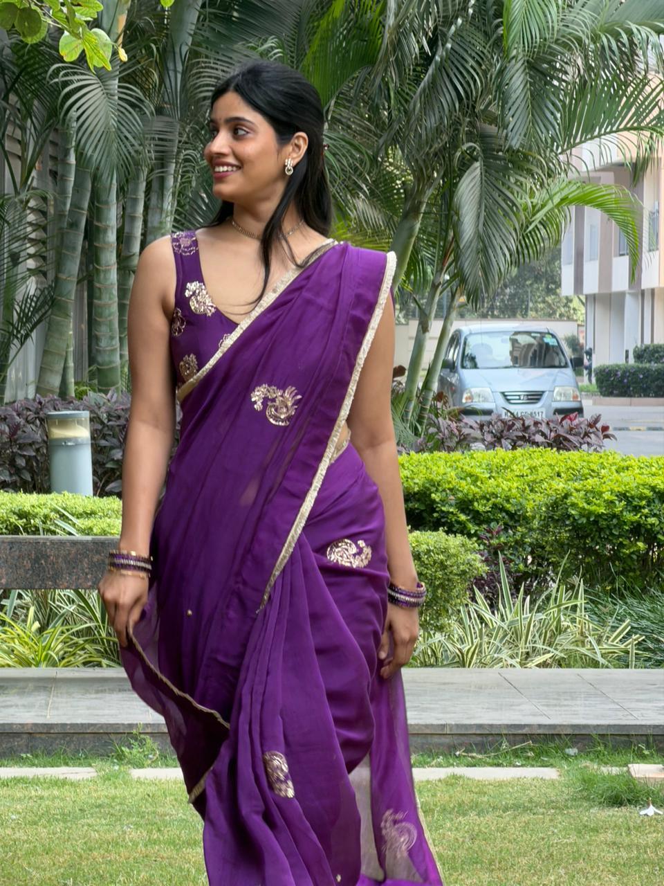 Mayuri chanderi saree