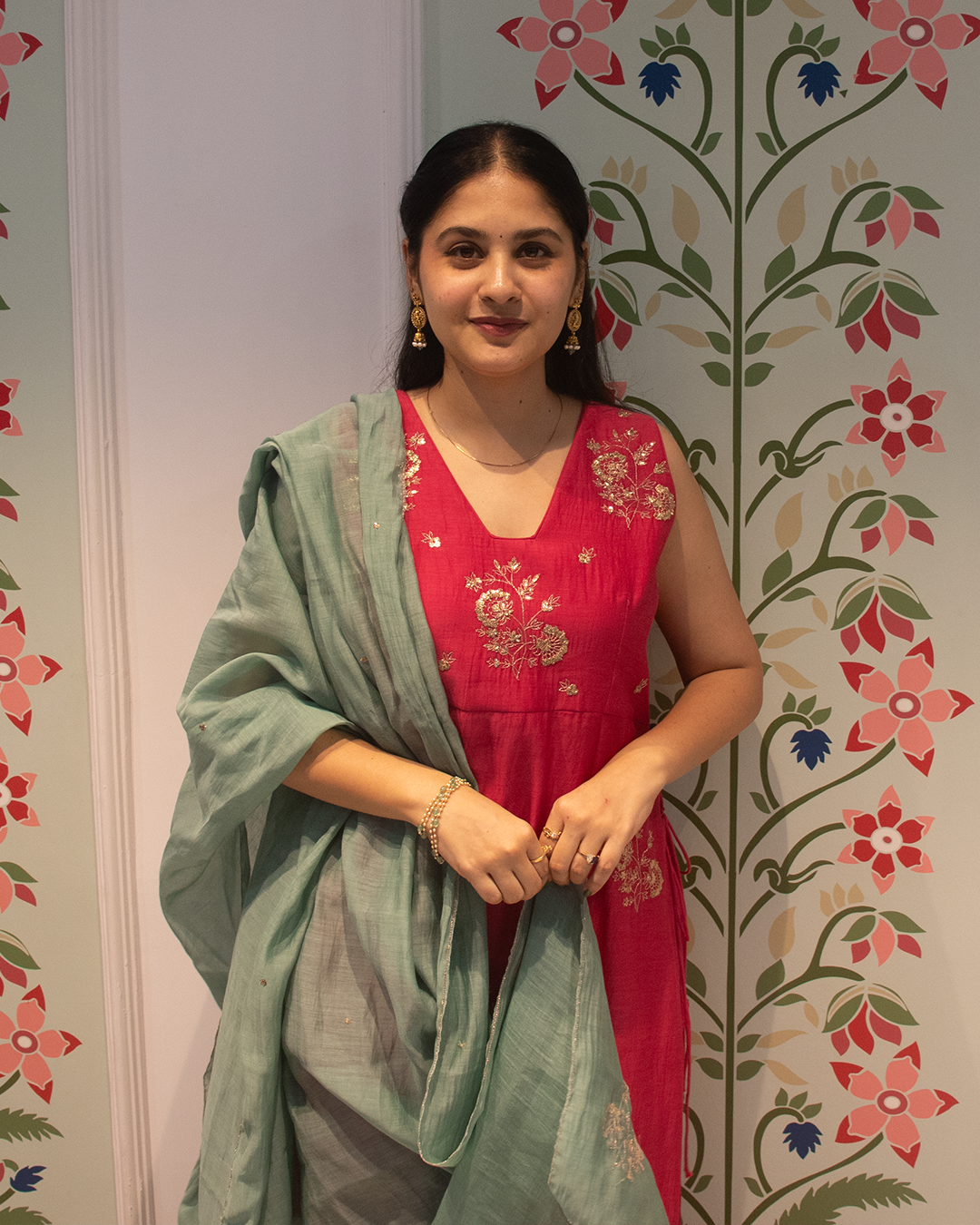 Meher Chanderi Suit Set