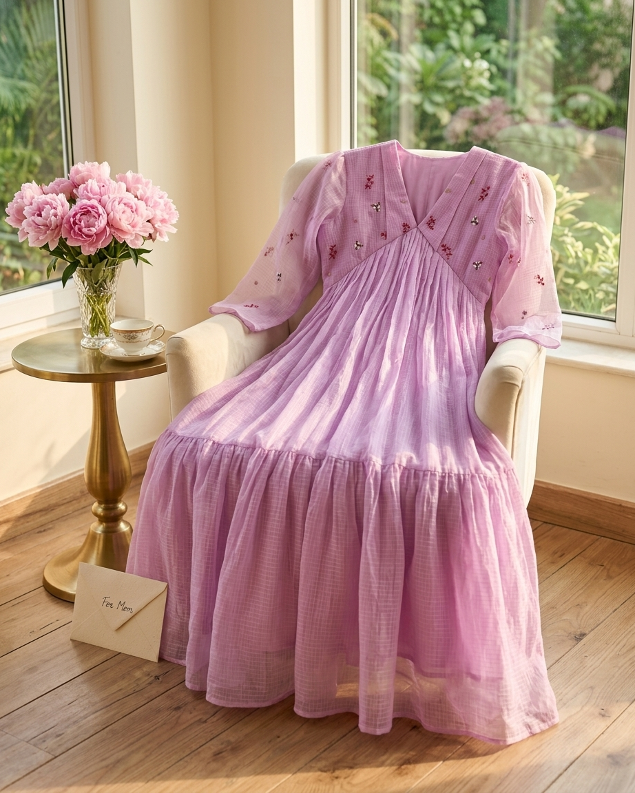 Lilac whisper dress